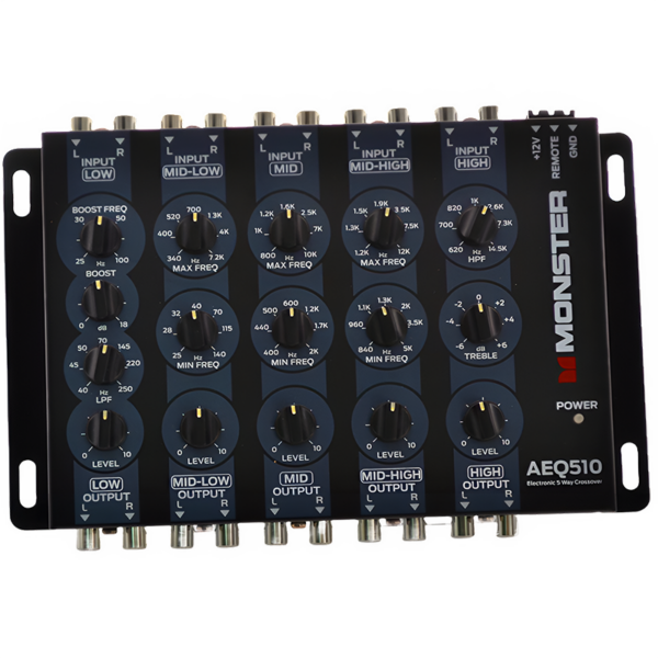 Crossover electrónico 5vías+ Line Driver - AEQ510 - Imagen 3