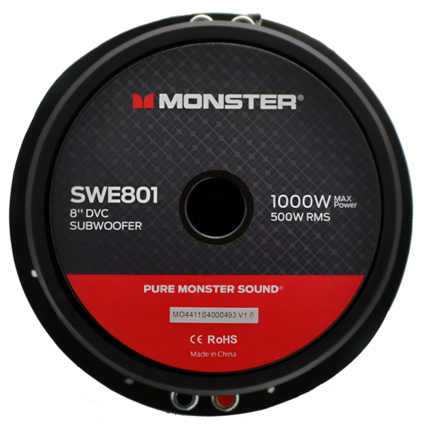 Subwoofer 8" 500W RMS @4 Ohms DVC - SWE801 - Imagen 3